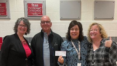 CV Alumni Association Makes Generous Donation to CV Thanksgiving Food Drive