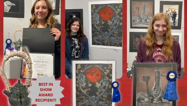CV Student Artists Receive 'Emerging Artists' Awards