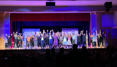 All Shook Up Cast at end of performance