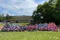 students at fifth grade field day event