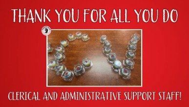Thank You, CV Clerical and Administrative Support Staff!