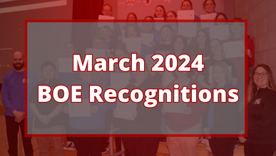 March 2024 BOE Recognitions