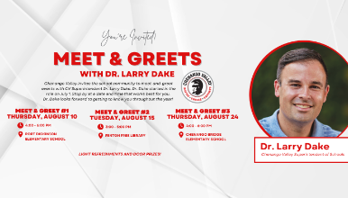 Community Meet & Greets with Dr. Larry Dake