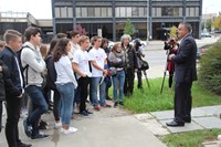 students meet binghamton mayor rich david