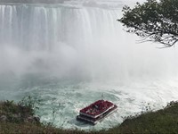 far shot of the maid of the mist