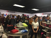 students inside of a giftshop