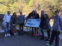 students out in nature