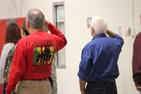 veterans saluting