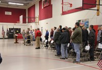 veteran talking while other veterans listen