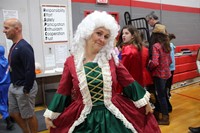 middle school teacher dressed up for costume contest