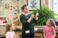 mrs truesdail shows class stethescope