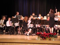 sixth grade band playing instruments
