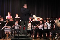 band performing