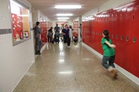 students running for cross fit challenge