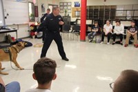 k 9 troopers show demonstration