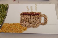 c v summer steam student projects using beans that looks like a coffee.