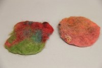 colorful felt created by c v summer steam students.