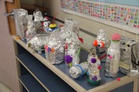 summer steam recycled robot projects