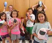 cv summer steam students with stuffed elephants they sewed themselves