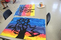 paintings made from nature in c v summer steam program