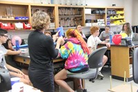wide shot of a classroom at boces summer steam academy