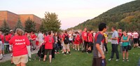 wide shot of some of the people who attended the rally in the valley event