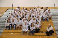 group photo of c v high school staff