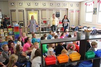 second grade classroom teachers and students