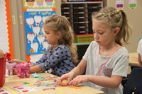 students create on first day of school