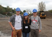 students at construction career day