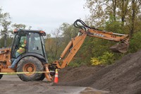 wide shot of machinery