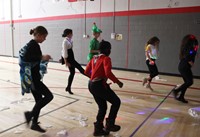 students dancing 