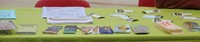 bookmarks on table