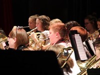 students playing instruments