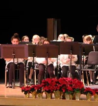 students playing instruments