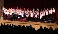 medium shot of sixth grade chorus