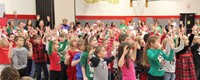 students dancing