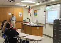 students watching vaping quiz video