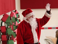 santa waving