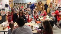 wide shot of pre k classroom