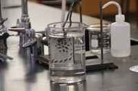 metal dipped into liquid solution
