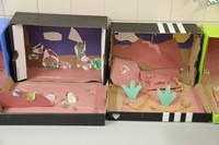 example of two completed desert habitats