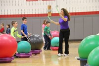 teacher instructing students