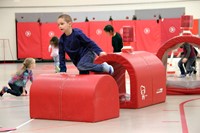 students participating in physical education heart unit 13