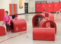 students participating in physical education heart unit 8