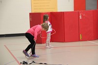 students participating in physical education heart unit 7