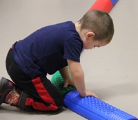 student building with blocks