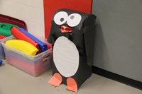 penguin made from paper