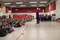 Cinderella cast visits Port Dickinson Elementary 9