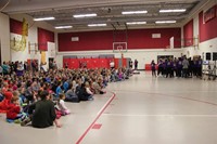 Cinderella cast visits Port Dickinson Elementary 8